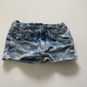 Cute star denim shorts